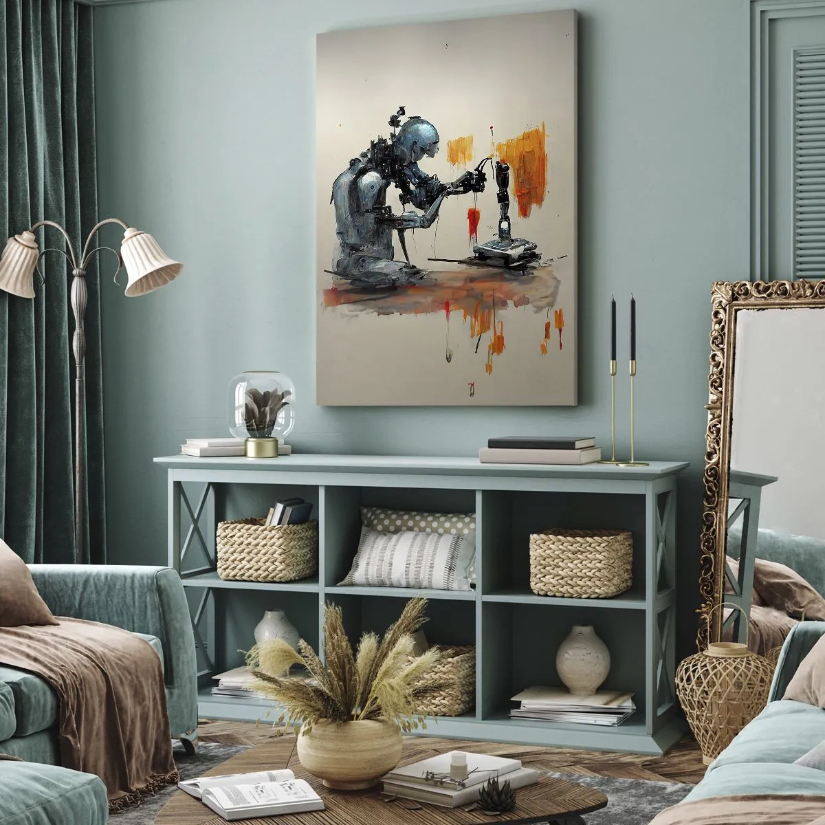 Impression sur toile - Image sur toile - Déjà demain… - 65x120 cm