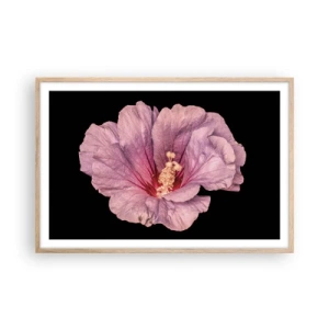 Affiche dans un chêne clair - Poster - Directement au coeur - 91x61 cm