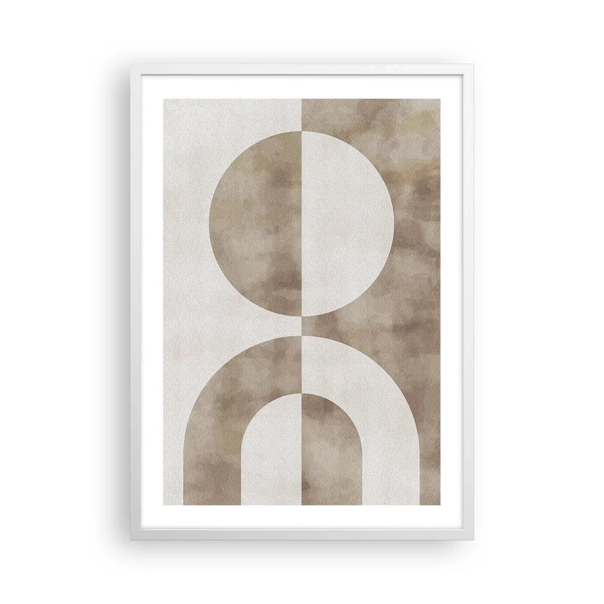 Affiche dans un cadre blanc - Poster - Similitudes et différences - 50x70 cm