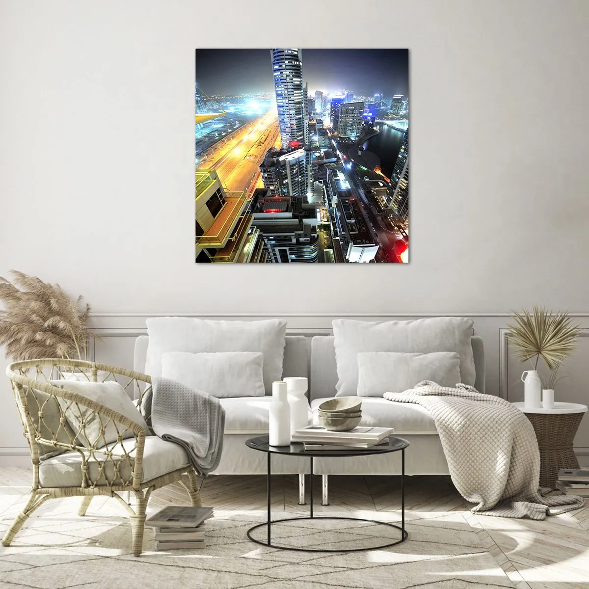 Impression sur verre - Image sur verre - Un miracle dans le désert - 60x60 cm