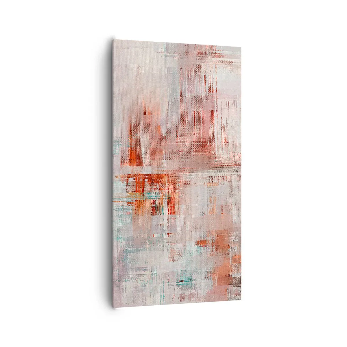Impression sur toile - Image sur toile - Brumeux. Mais rose - 65x120 cm