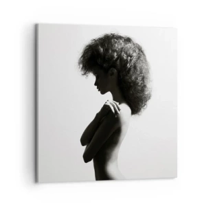 Impression sur toile - Image sur toile - Comme une fleur au bout d'une fine tige - 60x60 cm