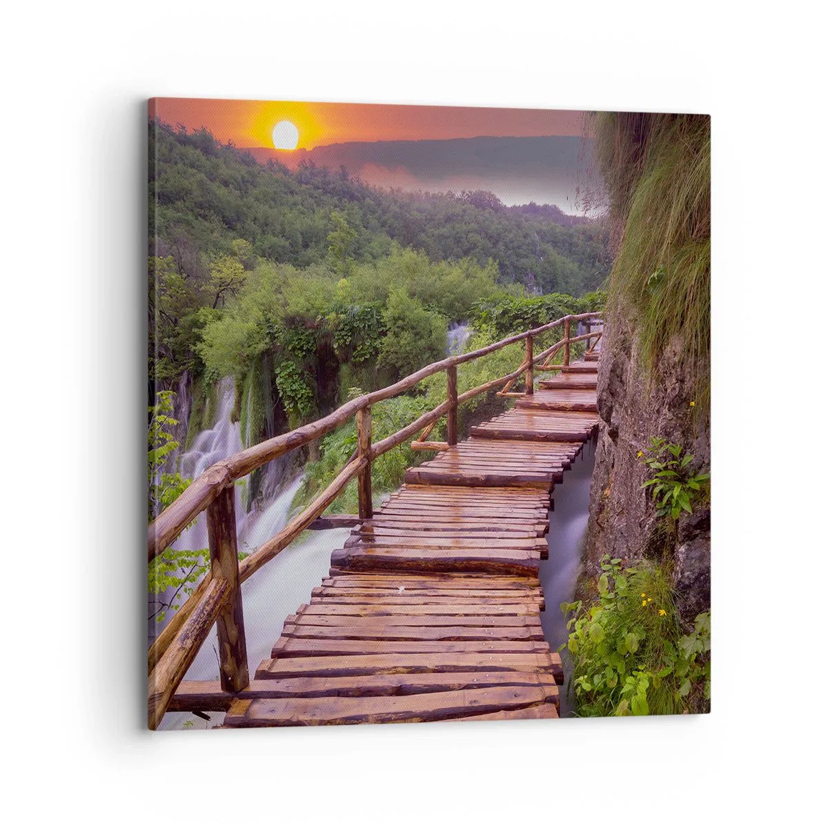 Impression sur toile - Image sur toile - La beauté au-delà de la croyance - 70x70 cm