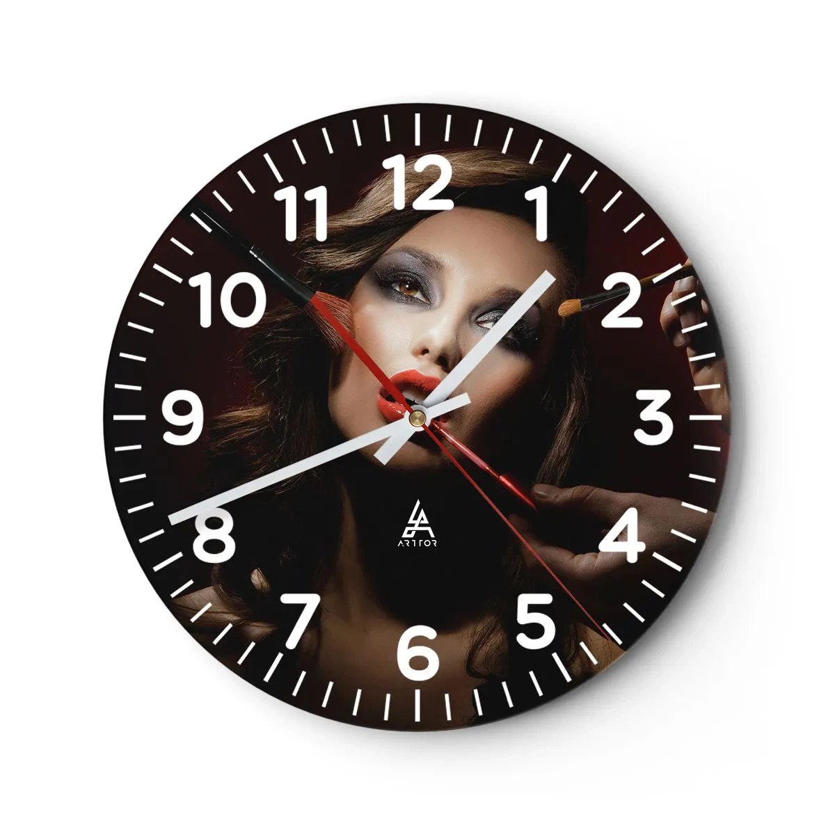 Horloge murale - Pendule murale - Belle rêveuse - 30x30 cm
