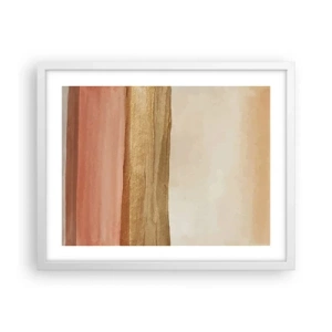 Affiche dans un cadre blanc - Poster - Composition verticale - 50x40 cm