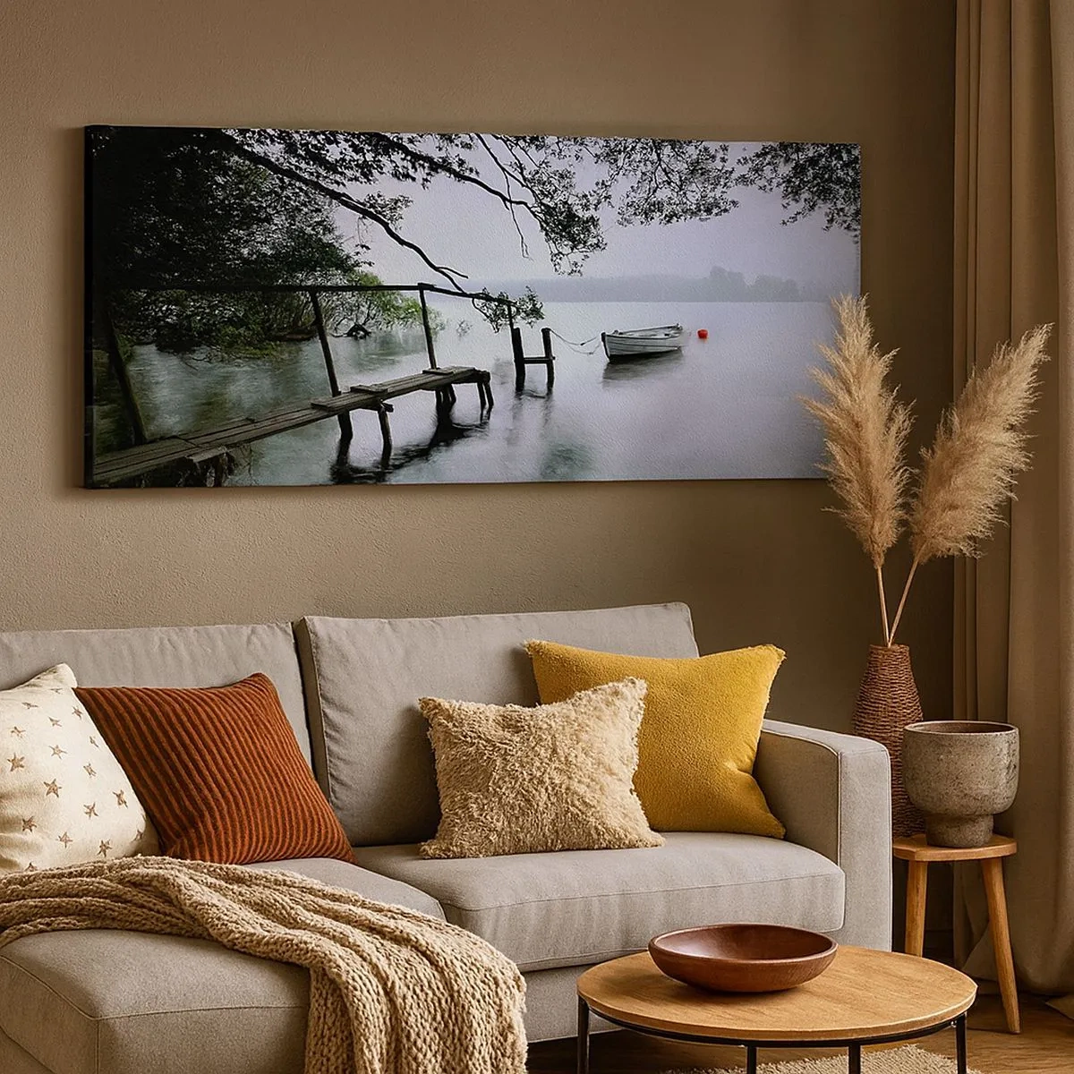 Impression sur toile - Image sur toile - Tu te reposes déjà - 100x40 cm