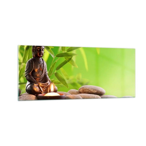 Impression sur verre - Image sur verre - La vie est belle - 100x40 cm