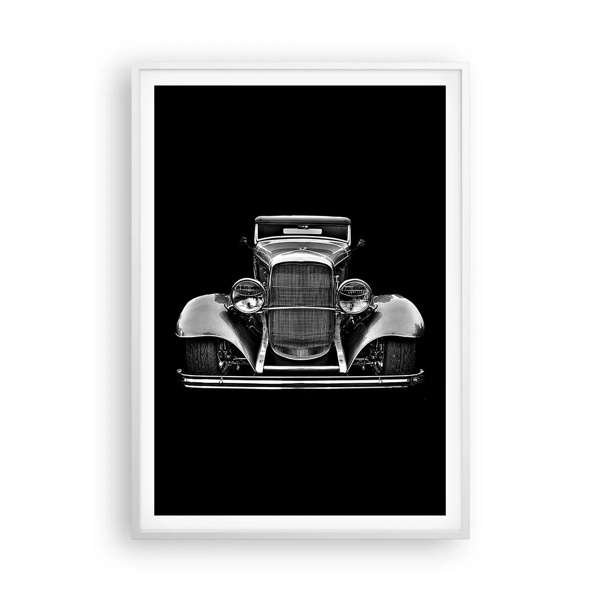 Affiche dans un cadre blanc - Poster - Un vrai gentleman - 70x100 cm