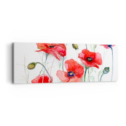 Impression sur toile - Image sur toile - Fleurs polonaises - 90x30 cm