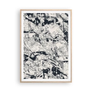 Affiche dans un chêne clair - Poster - Interpénétration des contraires - 70x100 cm