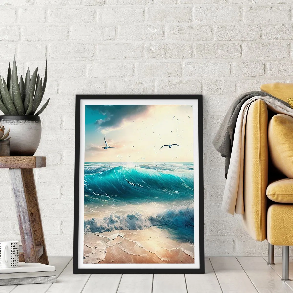 Affiche dans un cadre noir - Poster - Ça bourdonne seulement pour toi - 30x40 cm