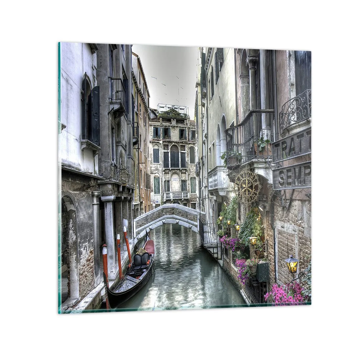 Impression sur verre - Image sur verre - Pendant des siècles dans une réflexion silencieuse - 60x60 cm