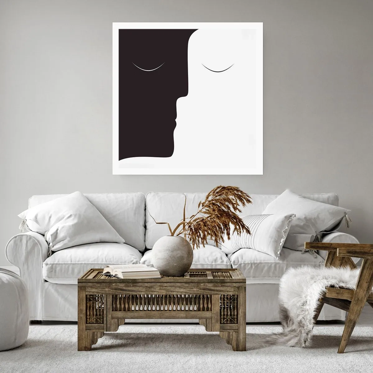 Affiche - Poster - Unité des contraires - 50x50 cm