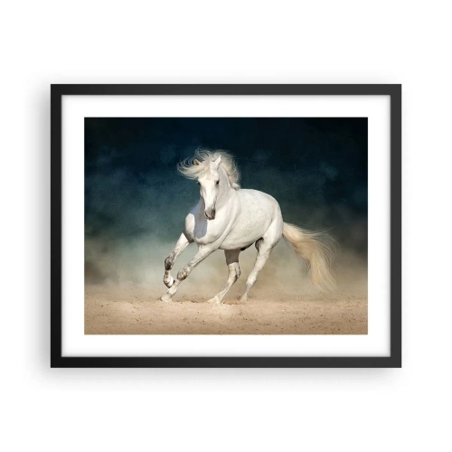 Affiche dans un cadre noir - Poster - La liberté à l'état pur - 50x40 cm