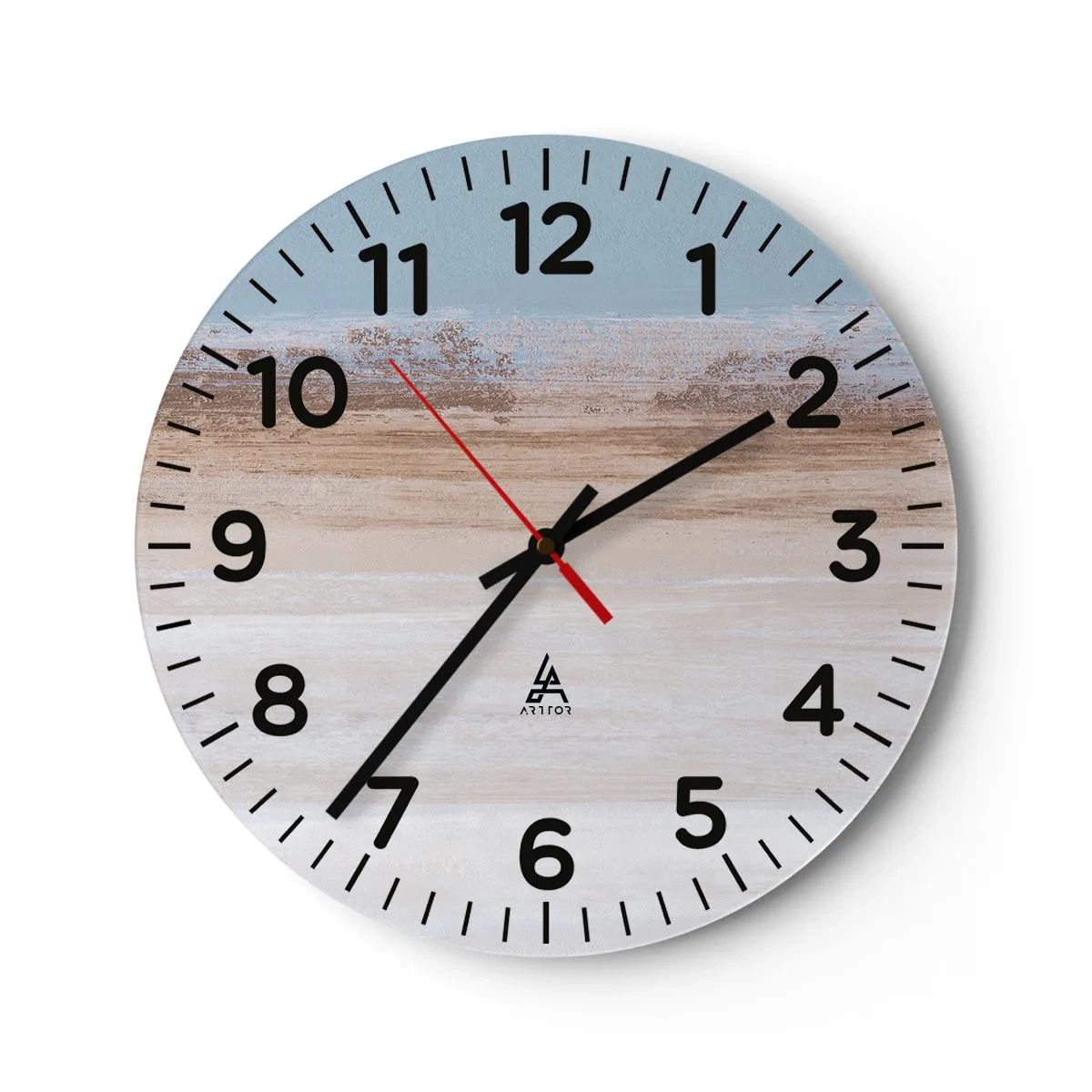 Horloge murale - Pendule murale - Paysage ambigu - 40x40 cm