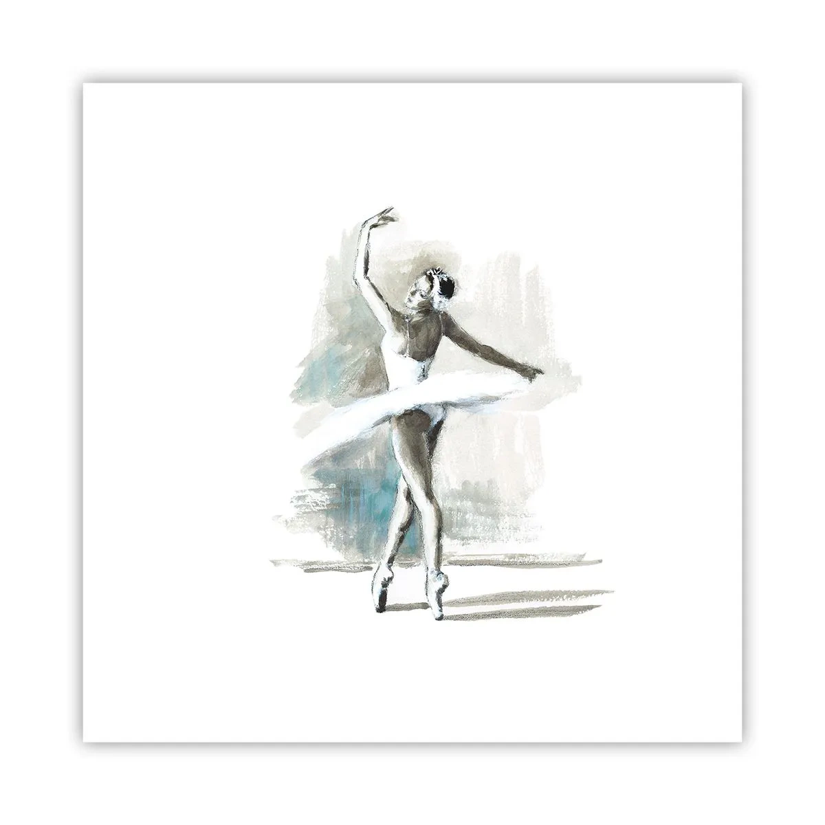 Affiche - Poster - Enchantement du cygne - 30x30 cm