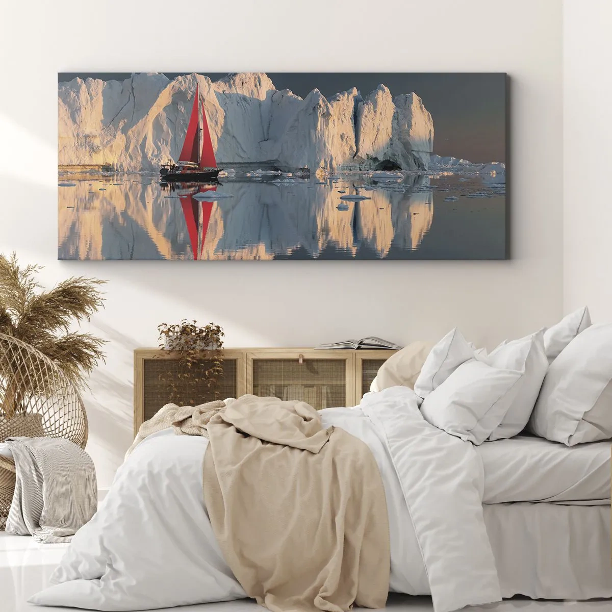 Impression sur toile - Image sur toile - Aux limites du monde - 90x30 cm
