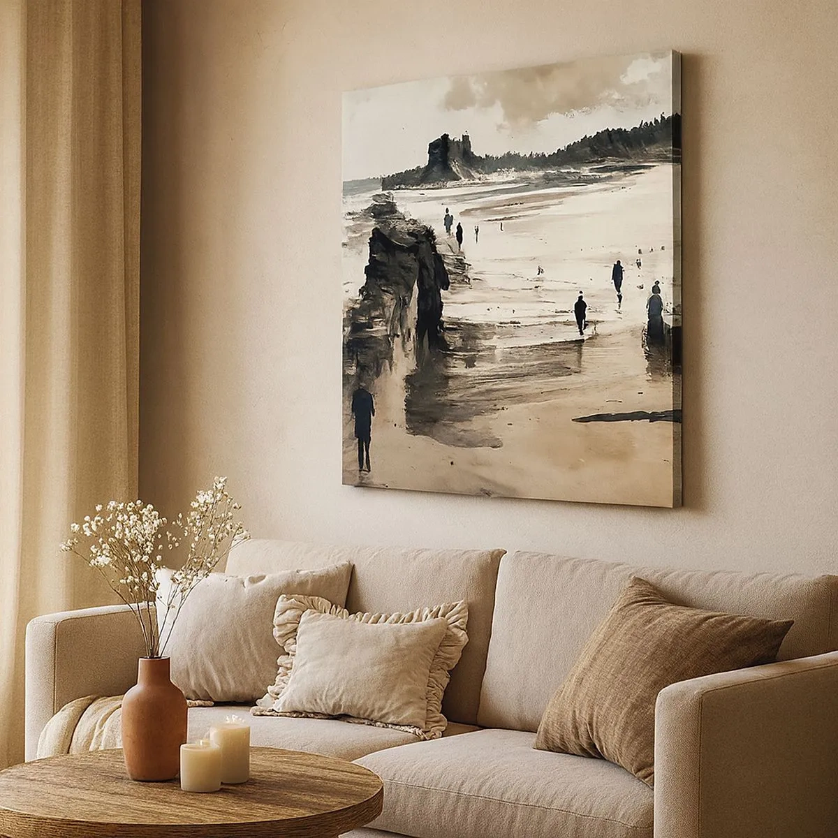 Impression sur toile - Image sur toile - Invoqué - 30x30 cm