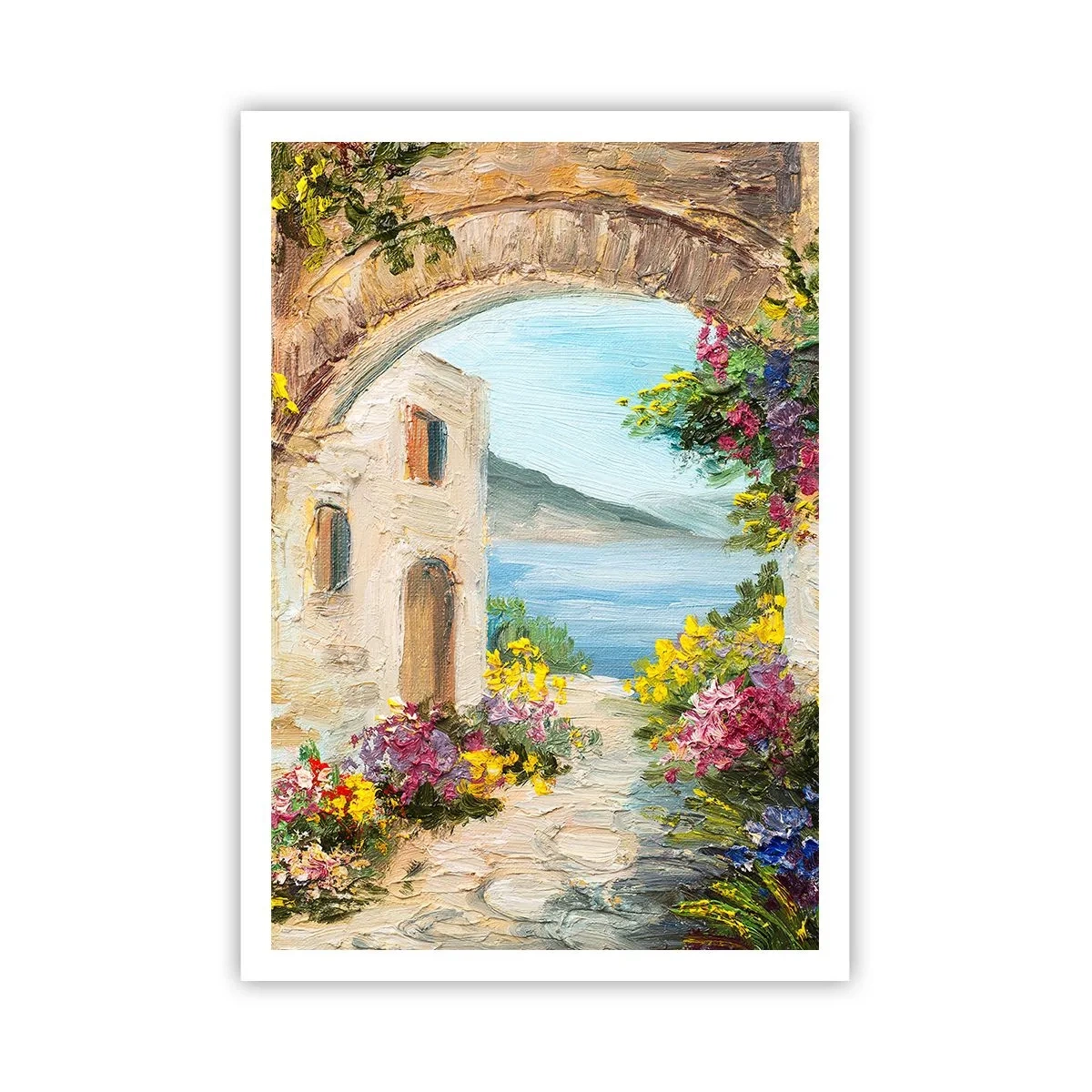 Affiche - Poster - Le charme d'une province côtière - 70x100 cm