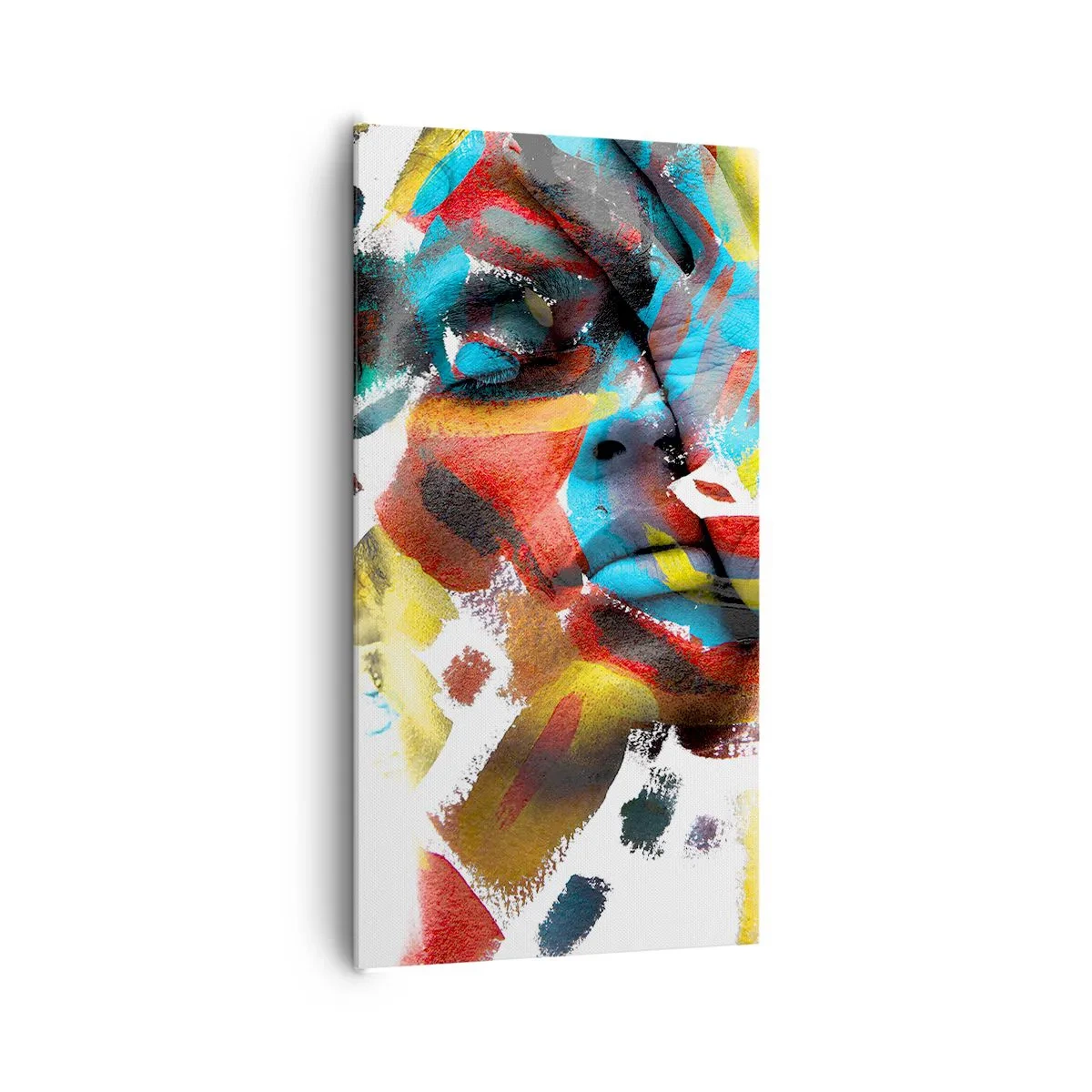 Impression sur toile - Image sur toile - Personnalité colorée - 65x120 cm