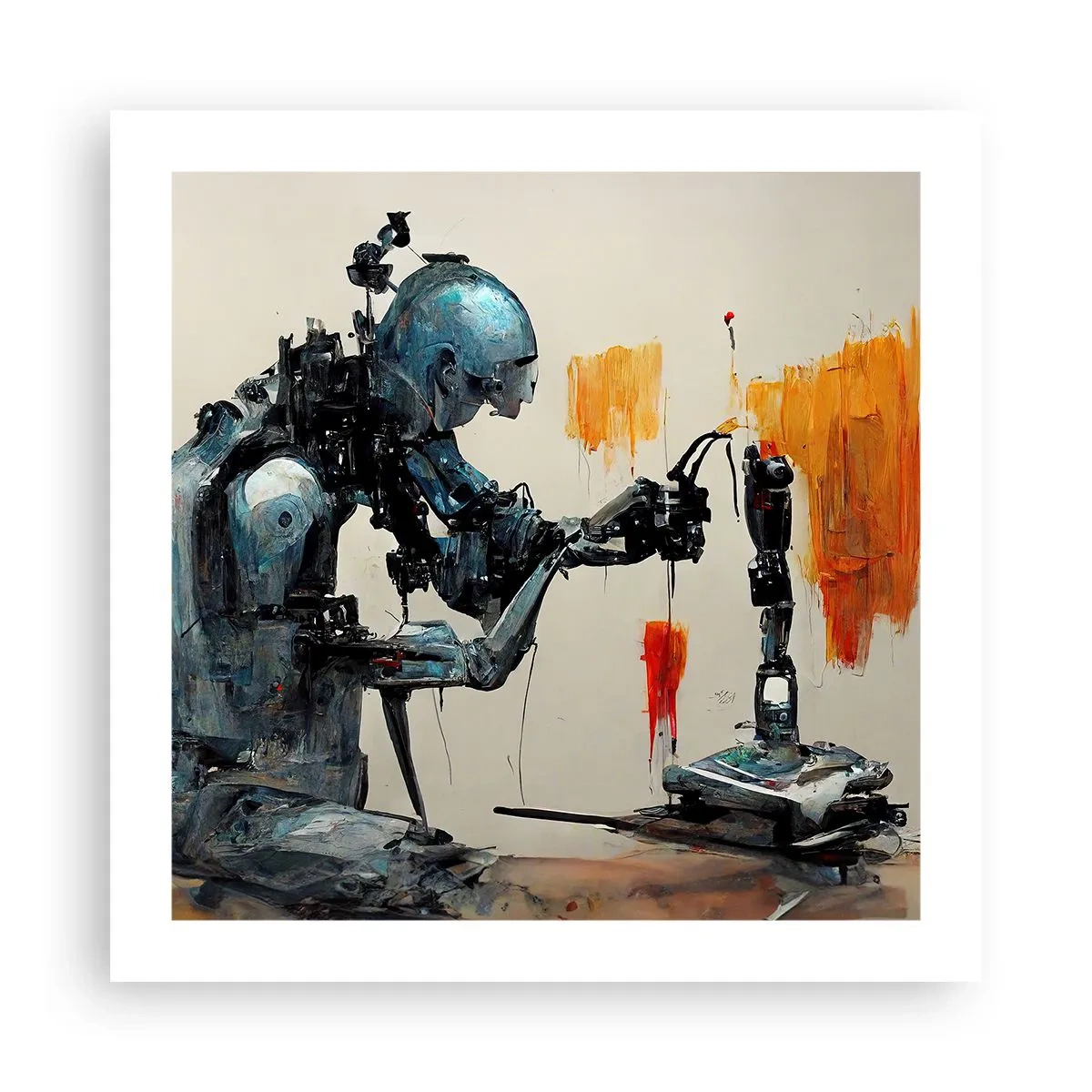 Affiche - Poster - Déjà demain… - 50x50 cm