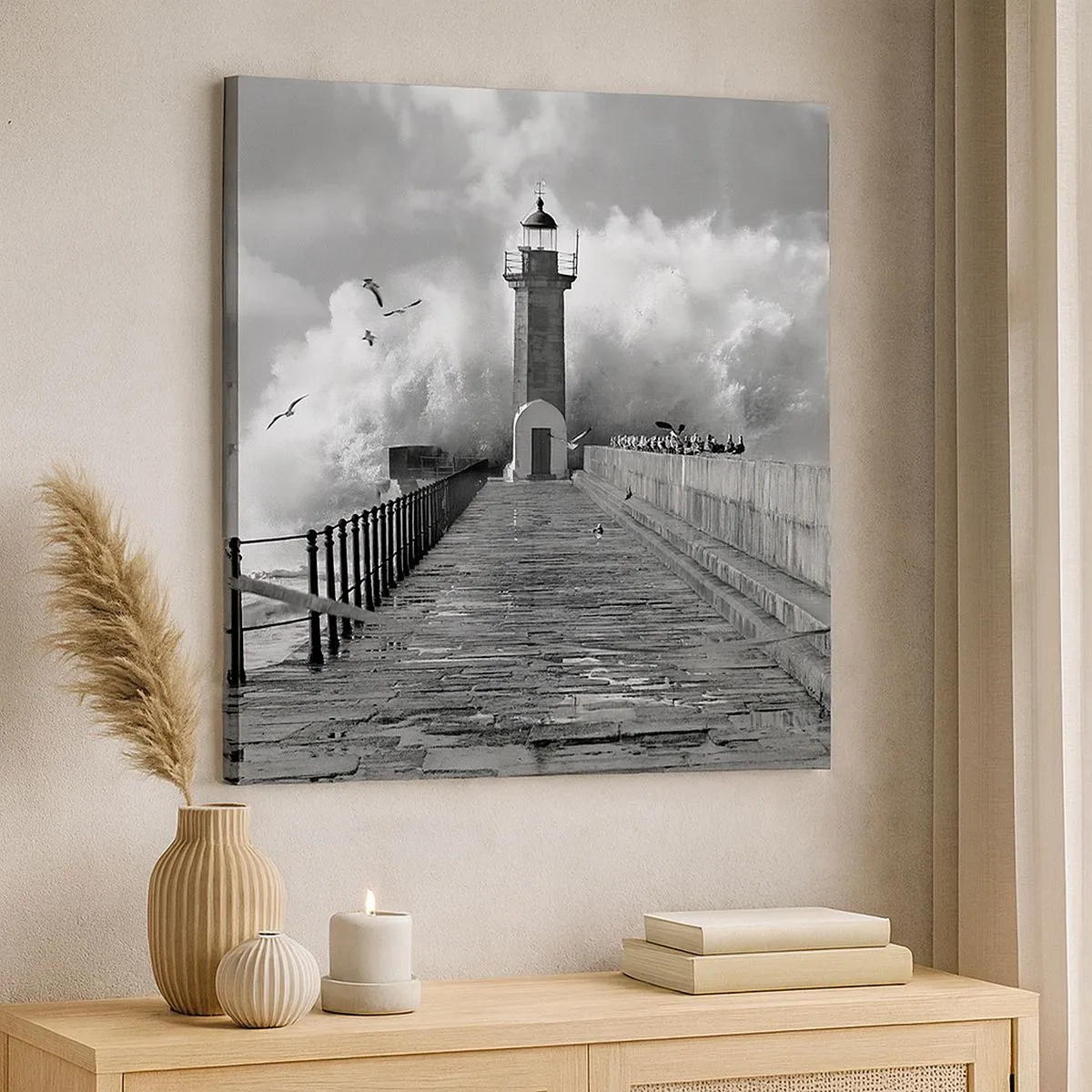 Impression sur toile - Image sur toile - Sans peur - 30x30 cm