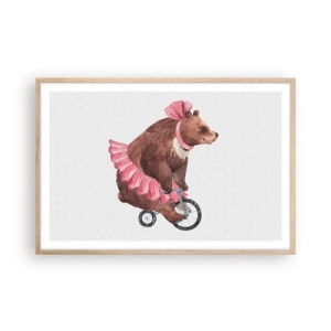 Affiche dans un chêne clair - Poster - Quel cirque ! - 91x61 cm