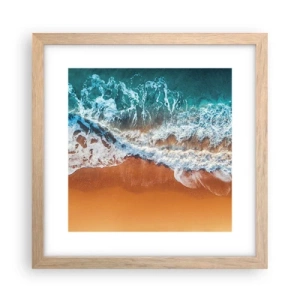 Affiche dans un chêne clair - Poster - Toujours ensemble - 30x30 cm