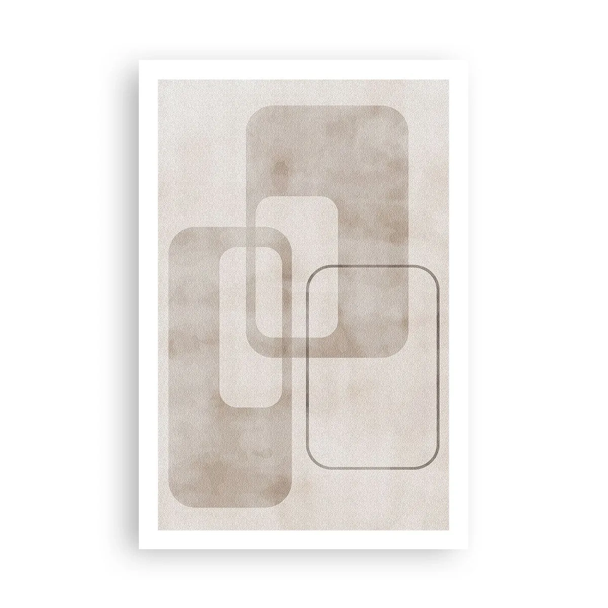 Affiche - Poster - Fugue géométrique - 61x91 cm