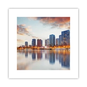 Affiche - Poster - La tranquillité monumentale de Paris - 30x30 cm