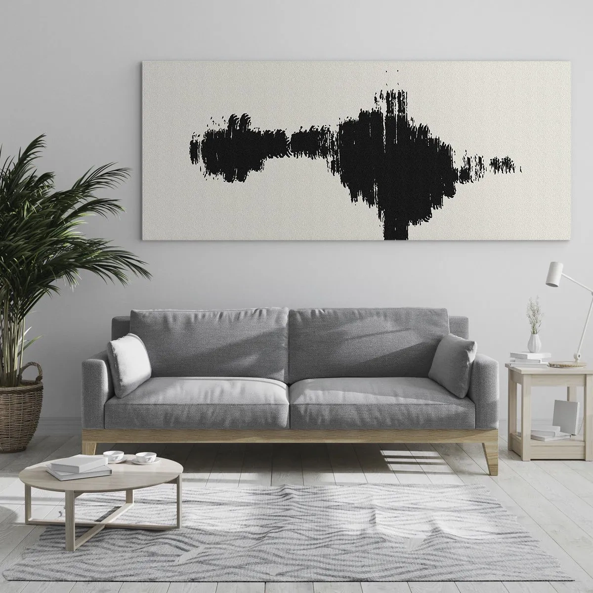 Impression sur verre - Image sur verre - Vibrations de l'imagination - 100x40 cm