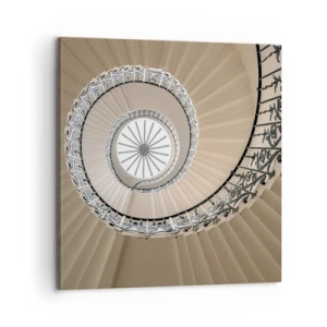 Impression sur toile - Image sur toile - À l'intérieur de la coquille - 60x60 cm