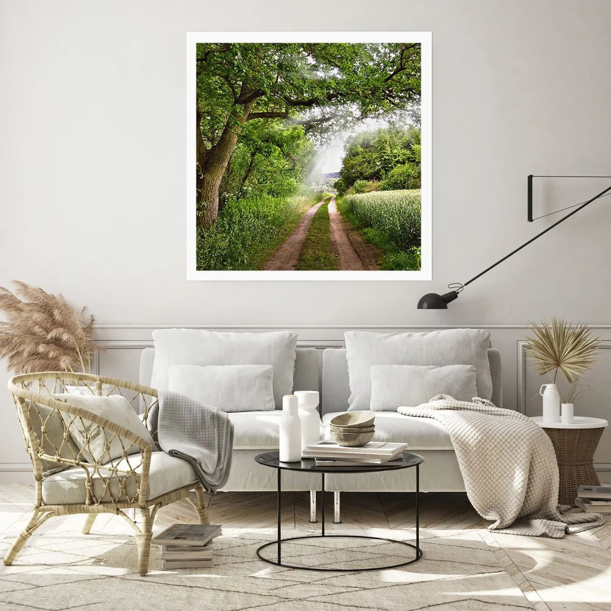 Affiche - Poster - Et in Arcadia ego - 40x40 cm