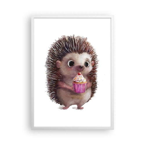 Affiche dans un cadre blanc - Poster - La fête c'est tous les jours - 50x70 cm