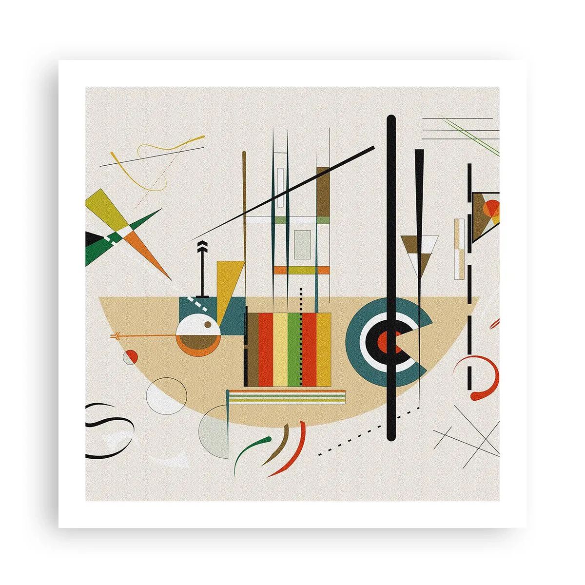 Affiche - Poster - Et le monde s’amuse - 60x60 cm