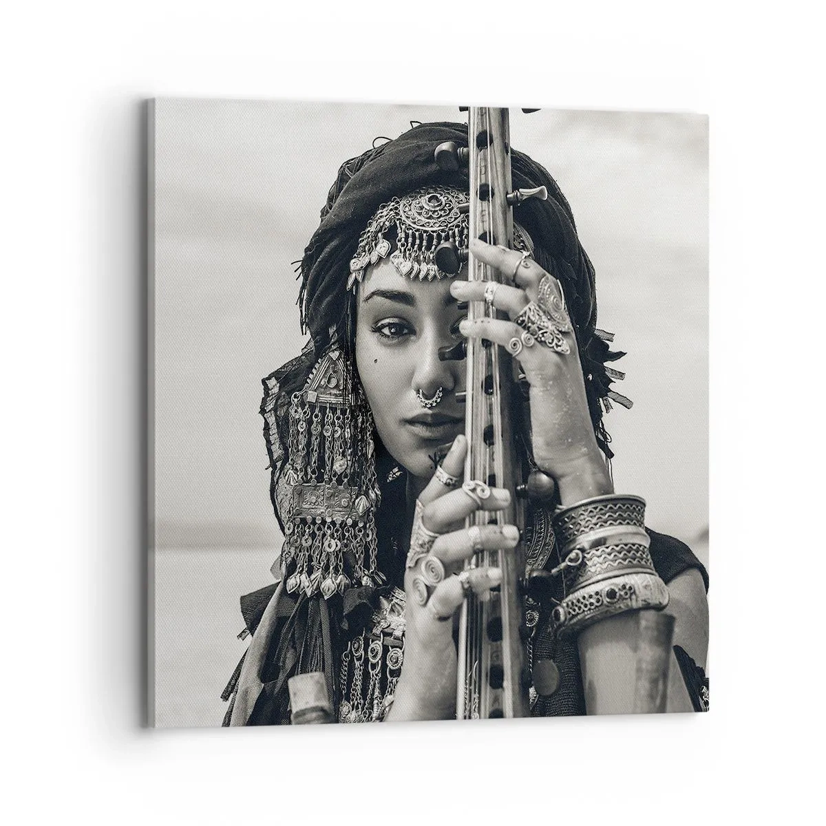 Impression sur toile - Image sur toile - Musique de l'Orient elle-même - 70x70 cm