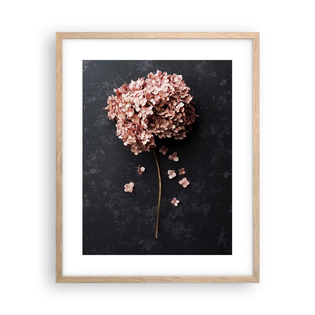 Affiche dans un chêne clair - Poster - Un signe vraiment romantique - 40x50 cm