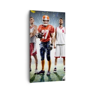 Impression sur toile - Image sur toile - Gladiateurs des champs - 55x100 cm