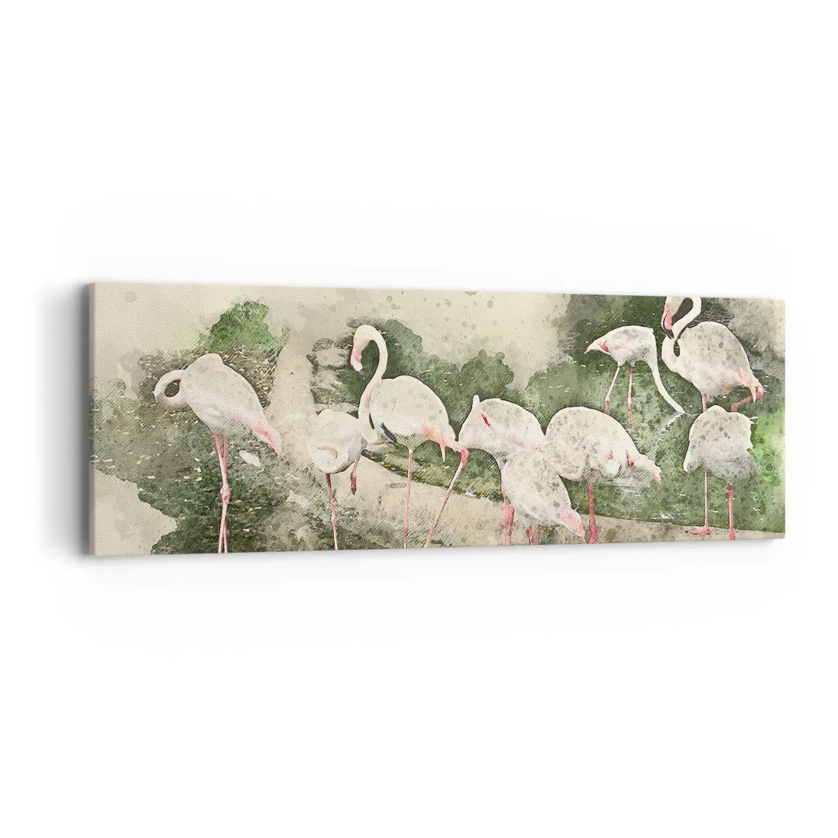 Impression sur toile - Image sur toile - Rêve exotique - 90x30 cm