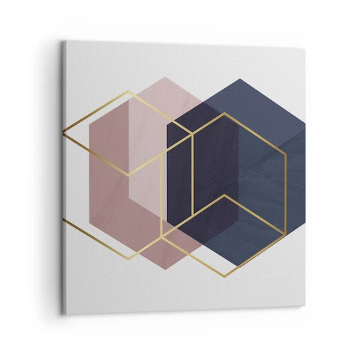 Impression sur toile - Image sur toile - Le pouvoir de la simplicité - 50x50 cm