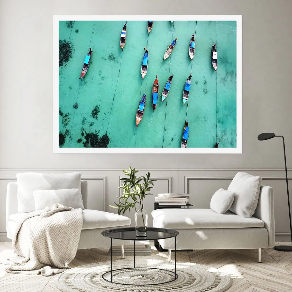 Affiche - Poster - Dans une attente jouyeuse - 50x40 cm