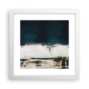 Affiche dans un cadre blanc - Poster - Composition horizontale - 30x30 cm