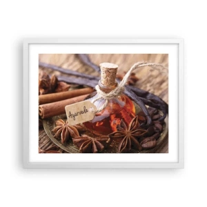 Affiche dans un cadre blanc - Poster - Vers l'unité du corps et de l'esprit - 50x40 cm