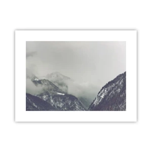 Affiche - Poster - Vallée brumeuse - 40x30 cm