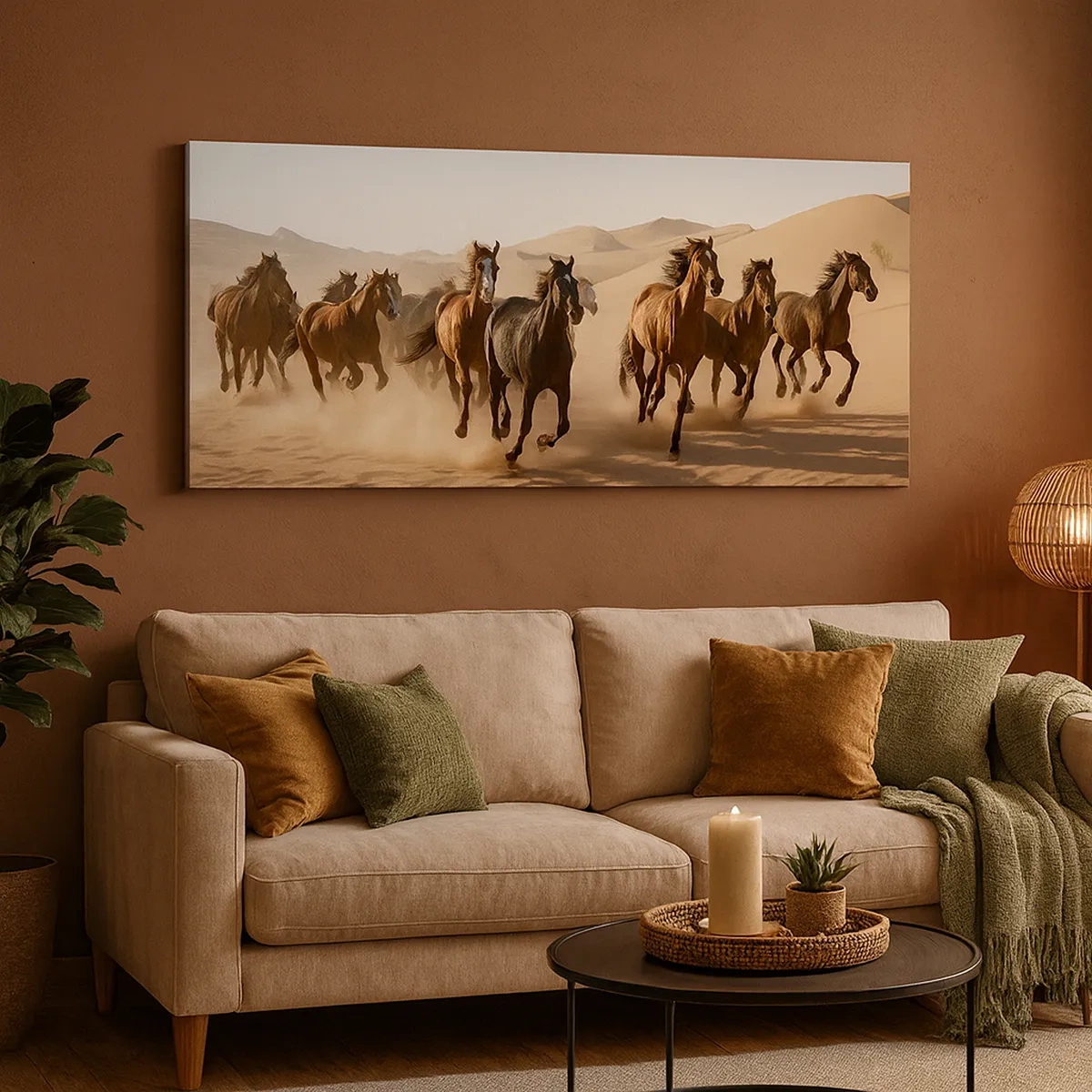 Impression sur toile - Image sur toile - Libre comme le vent - 30x30 cm