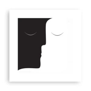 Affiche - Poster - Unité des contraires - 30x30 cm