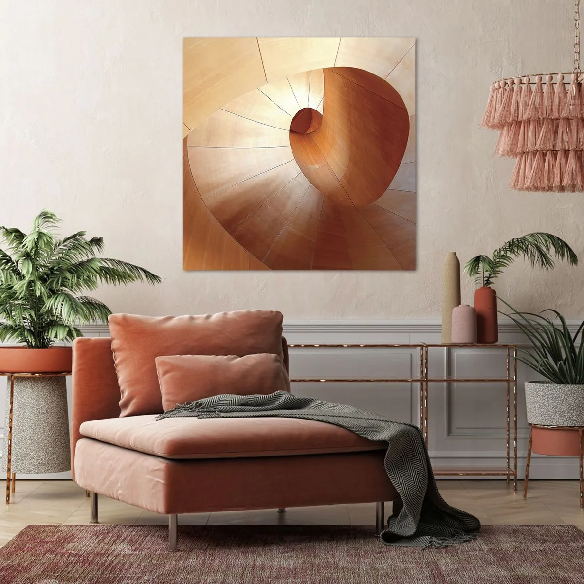 Impression sur toile - Image sur toile - Serpentin architectural - 30x30 cm