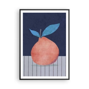 Affiche dans un cadre noir - Poster - Convexité et plan - 70x100 cm