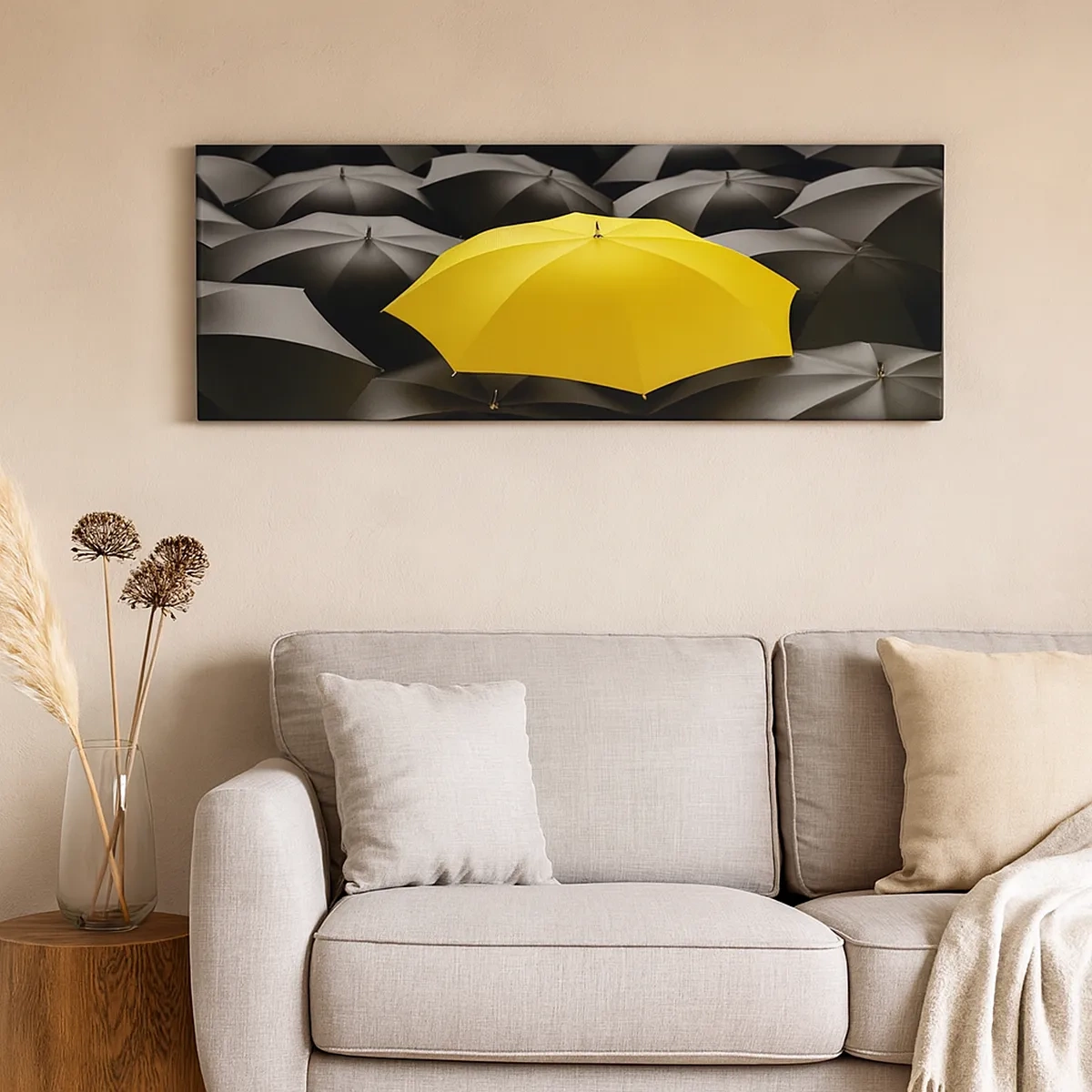 Impression sur toile - Image sur toile - Adieu chagrin - 30x30 cm