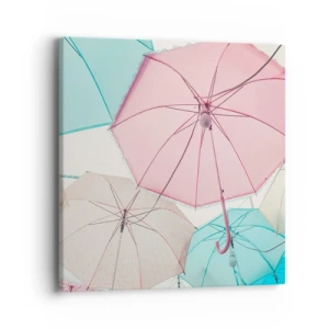 Impression sur toile - Image sur toile - Parfois le soleil, parfois la pluie - 40x40 cm